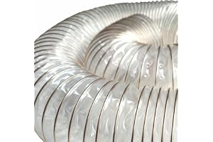 Miko® sugslang transparent D = 100 mm L = 2,5 m – för avloppsanläggning Made in Germany