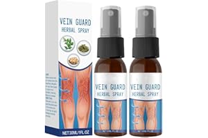 WENCHRISDT Timilk Veinguard Herbal Spray,VeinGuard Herbal Spray,Professional Varicose Vein Soothing,Improve The Appearance,Suitable for All Skin Types (2 Pcs)