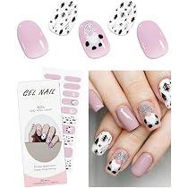 JMEOWIO Weihnachtliche Gel-Nagelfolien Mit Schneeflocken-Glitzer – Inkl. Zubehör Für DIY-Nageldesign