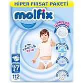 Molfix Kanal Teknolojisi Hiper Fırsat Paketi 7 Beden XXL 112 Adet