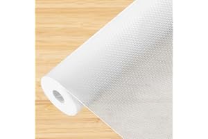 TIWIHON Drawer Liners - Kitchen Drawer Liner Non-Adhesive Shelf Liner, Kitchen Cupboard Liner Waterproof & Oil-Proof Plastic EVA Washable BPA Free Fridge Liners Mats Cabinet protector for Shelves 30CMx150CM