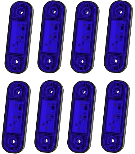 Truck LED Side Marker Lights 12V/24V Car Truck Trailer Rear Lights For