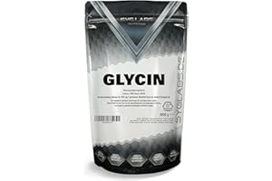 ‎SYGLABS NUTRITION Glycin Pulver 100% rein - 1000g Aminosäure Glycine - 1kg - ohne Zusatzstoffe - vegan -mit Messlöffel