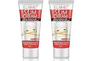 VINIMAY 2 Pack Hot Cream, Body Fat Burning Cream, Cellulite Removal Cream, Weight Losing Cream, Anti-Cellulite Slim Massage Cream, Slim Cream for Shaping Waist, Abdomen and Buttocks