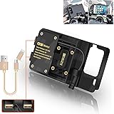R&P R1200GS Navigationshalterung für Handys, ADV F700 800GS CRF1000L Africa Twin, für BMW, Honda, Motorrad, USB-Ladegerät, Mo