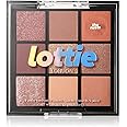 Lottie London Lottie Palette in The Rusts, 9 shade compact eyeshadow palette in metallic rust and brown shades in a mix of creamy mattes and sparkling shimmers