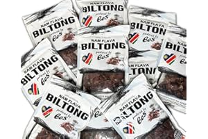 ‎NAM FLAVA Nam Flava - Original Biltong aus Namibia - 0,5 kg (10x50 g) - Beef Jerky, Trockenfleisch, viel Protein