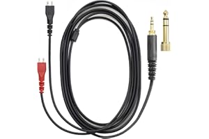 Okuli Cavo Audio di Ricambio per Sennheiser HD25-II, HD480, HD540 Auricolari Cuffie