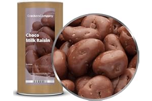 CRACKERSCOMPANY 2 x 950g Rosinen mit Vollmilchschokolade - Fruchtig frische Rosinen im zarten Mantel aus Vollmilchschokolade Schokorosinen glutenfrei