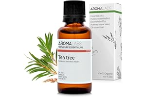 Árbol del Té BIO (Melaleuca alternifolia) - 30 mL - Aceite Esencial Quimiotipado y Certificado AB - Defensas naturales - Aroma Labs