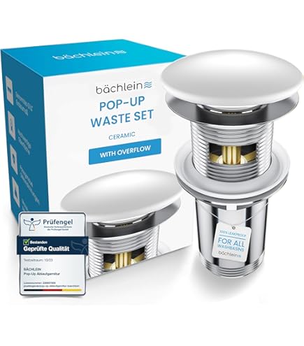 Villeroy & Boch Universal Taps & Fittings Sifon voor wandmontage Rond, Chrome