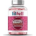 Lilfull Hair, Skin & Nails 300 Softgels | Enriched with Vitamins A, C, D3, E, B1, B2, B6, B9, B12, B7, B5 | Promotes Hair, Glowing Skin & Strong Nails | Infused with Argan Oil, Coconut Oil & Collagen