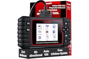 iCarsoft VAWS V3.0 (Enhanced) Full System Diagnostic Tool for V.A.G and for Porsche, Bidirectional OBD2 Scanner, 27 Services for Porshe, 42 Services for V.A.G, Auto VIN, Lifetime Fr-ee Update
