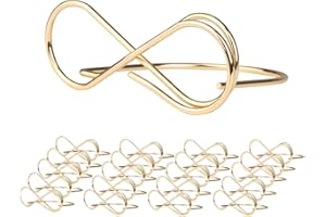 XIEJ 20 Stück Gold Metall Hochzeit Tischkartenhalter, Sitzetiketten Tischkartenclips Kartenhalter, menükartenhalter für Tischdekoration, Hochzeit Party und Geburtstag