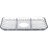 Paşabah&ccedil;e ELEGANT B&Ouml;LMELİ DİKD&Ouml;RTGEN TABAK 162X276 MM 000-SEFFAF 1 OFSETHEDİYELİK KUTU 6 PAŞABAHCE