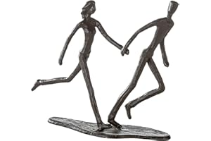 Casablanca modernes Design Rzeźba, żelazo, brązowy, wysokość 17 cm