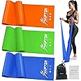 Resistance Bands, Exercise Bands, Physical Therapy Bands for Strength Training, Yoga, Pilates, Stretching, Stretch Elastic Band with Different Strengths, Workout Bands for Home Gym