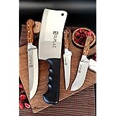 S&uuml;rLaz Satır Zırh Bı&ccedil;ak Seti 4 Par&ccedil;a Et Bı&ccedil;ağı Handmade