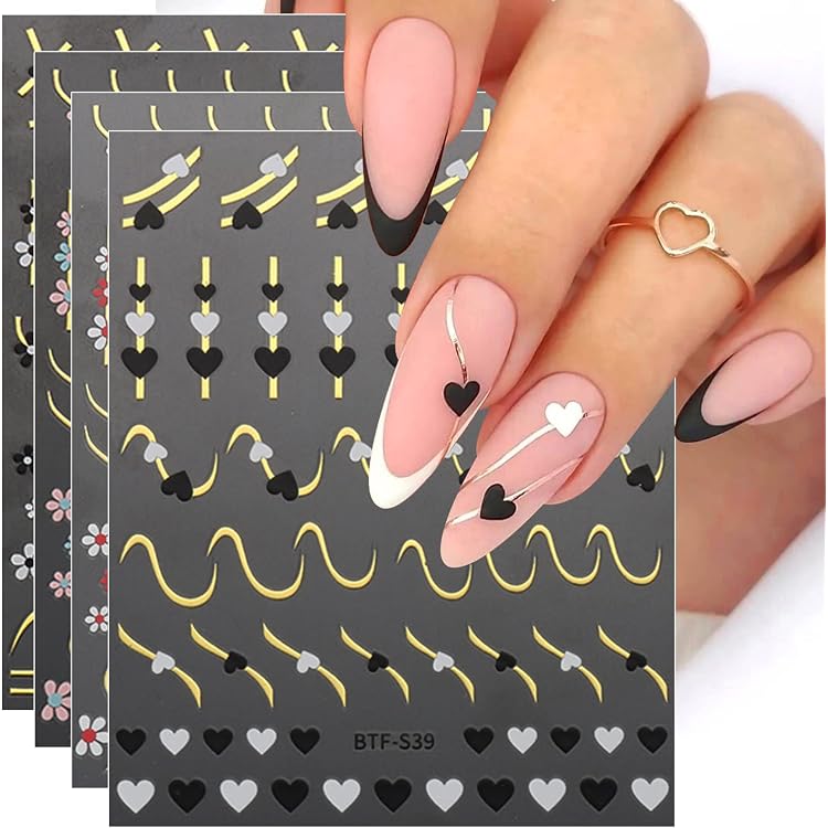Lot De 400 Autocollants Déco Pour Ongles - Nail Art, Tatouages Temporaires, Studio Beauté
