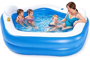 Bestway Fun Barnpool, Blå, Vit, 213 x 206 x 69 cm