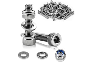 20 set cylinderskruvar M4X80 insexskruvar skruvar rostfritt stål