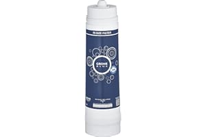 GROHE Filtro a 5 fasi, Filtro di Ricambio per Sistemi GROHE Blue, per Esaltare il Gusto dell’acqua, Ridurne il Residuo Fisso e il Calcare, Taglia M Capacità Media 1500 L, 40430001