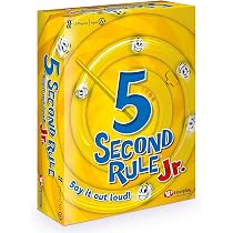 PlayMonster 5 Second Rule Junior| Simple Questions Card Game for ...