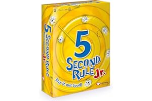 PlayMonster 5 Second Rule Junior - Quickfire Trivia Card Game for Kids & Family Fun - Kids Games - Ages 6+