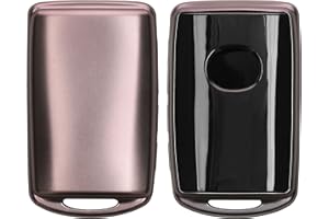 kwmobile Carcasa para Mando Compatible con Mazda 3-Botones CX30 CX50 CX60 CX90 MX-30 - Funda para Llaves de Coche con Botones de TPU - Negro Mate/Negro