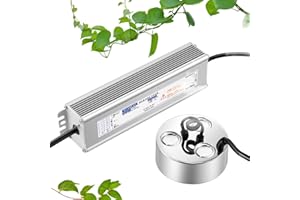 Mxmoonant Brumisateur ultrasonique à 3 têtes 900ml/H Humidificateur de Brouillard 60W, Pas de LED pour l'eau, Le Jardinage, l'aménagement paysager, etc. (3 têtes*1)