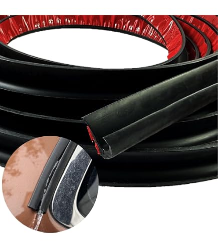 Gouttière RV En J 50mm Hauteur - Bande Adhésive PVC Noire 10M - Pour Camping-Car, Voiture, Bateau Et Maison