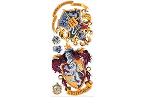 RoomMates RMK1551GM Harry Potter Crest Peel and Stick Giant Wall Decal