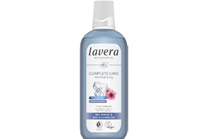 lavera munbalsam komplett vård – alkoholfri fluoridfri – mynta och echinacea för 5 gånger effekt – vegansk – naturkosmetik – 400 ml