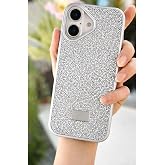 Coverzone Apple İPhone 17 ile Uyumlu Elmas Desen Taşlı Kılıf &ndash; 2 mm Kamera &Ccedil;ıkıntı Koruma, Işıltılı L&uuml;ks Şık Darbe Emici Kapa