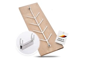 Flammlachsbrettl Flame Salmon Board, Made from German Beech, Suitable for Fire Bowls, Outdoor Barbecues and Gifts (1, Larch)