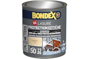 BONDEX - Lasure Bois Protection Extrême - Anti-UV/Humidité - Haute Résistance - Séchage Rapide - 1L - Incolore