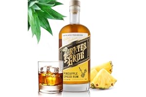 Pineapple Spiced Rum by Pirate's Grog Rum | Premium Five Year Aged Golden Rum Flavoured With Sweet Pineapple and Exotic Spices | Great Taste Double Gold Star Award Winner | 37.5% ABV 70cl