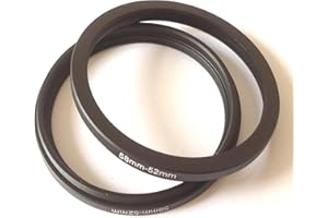 XJGMAO 2x Metal 58-52mm Step-Down Rings D-SLR Video Camera Lens Connect-ion Adapter Size 58mm To 52mm Filter Aperture Adapter Circle Screws Photo Picture Connector Focus Photograph-y Parts Accessories