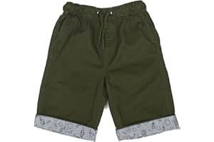 Bienzoe Ragazzi Elastico Vita Cotone Pantaloncini