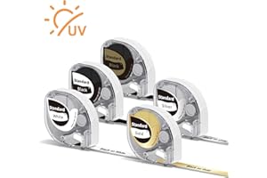 Phomemo P12&P12-Pro oryginalne etykiety termotransferowe, 12 mm x 4 m, wielokolorowe, Q5-231/Q5-335/Q5-334/Q5-831/Q5-931, trwałe, odporne na wysokie temperatury, samoprzylepne do drukarek etykiet