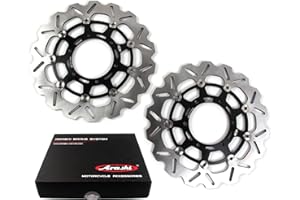 Arashi Front Brake Discs for Suzuki GSXR 600 2008-2017 Brake Disk Motorcycle Accessories GSX-R600 GSXR600 GSXR 750 1000 Black 2009 2010 2011 2012 2013