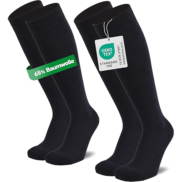 Calze A Compressione Graduata Per Viaggio E Volo | Unisex | Taglia Unica | 80 DEN | Anti TVP - copertina