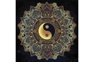 SueaLe Tapis Jeu Société en Flanelle Carrée pour Tarot Tapis Table pour Oracles Astrologiques Tapis Cartes Nappe Divination Nappe Jeu Société Nappe Divination Tapis