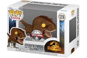 Funko Pop! Movies: JW3 - Atrociraptor - (Panthera) - Jurassic World 3 - Figurine en Vinyle à Collectionner - Idée de Cadeau - Produits Officiels - Jouets pour Les Enfants et Adultes - Movies Fans