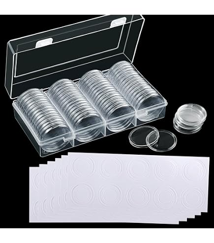 CAPSULE PER MONETE - LEUCHTTURM: CAPSULE TONDE PER MONETE 35 MM