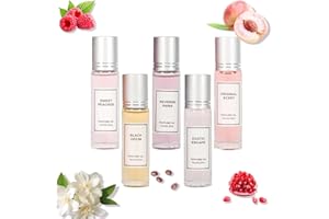 FENGLEAS Pheromone Parfum Woman,Parfum Damen,Secret Pheromone,Roll-On Pheromon Parfüm,Venom Pheromon Parfüm,Pheromone Scent Collection,Enhanced Scents Pheromone Perfume,Pheromiya Parfüm für Frauen(5pc)