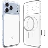 Spigen iPhone 18 Pro / 17 Pro ile Uyumlu MagSafe Kılıf Ultra Hybrid T Mag Fit Glossy White - ACS10077