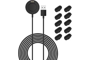 CHOFIT Zapasowa stacja ładująca kompatybilna z ładowarką Garmin Fenix 7X/7/7S/6X/6/6S, Venu 2 Plus, Instinct 2/2S, Forerunner 945/745/55, Vivomove Sport/Vivoactive 4/4S ładowarka z 10 wtyczkami