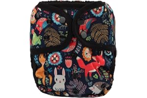 Sigzagor (Fox Rabbit Owl) – Couvre-couche pour bébé Taille unique 3,6 kg à 3,6 kg (renard lapin hibou)