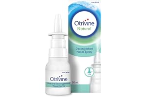 Otrivine Nasal Spray, Natural Decongestant for Blocked Nose Relief in Cold and Flu, with Eucalyptous, 20ml